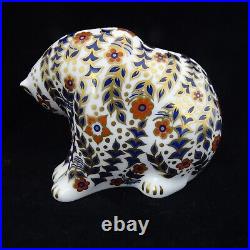 Royal Crown Derby Russian Bear Bone China Figurine Paperweight Made in England