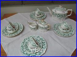 Royal Crown Derby Rutland A495 Tea Set 16pcs Vintage