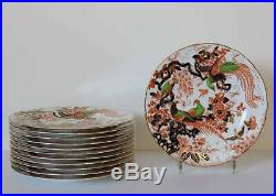 Royal Crown Derby SET OF 12 LUNCHEON PLATES Olde Avesbury A549 1940 Plummer