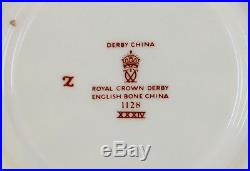 Royal Crown Derby SET OF 6 CREAM SOUP BOWLS & SAUCERS Old Imari 1128 Gold Foot