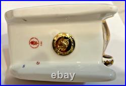 Royal Crown Derby Santa & Sleigh Paperweight Ornament E4126 Christmas Royal Crown Derby Santa & Sleigh Paperweight Ornament E4126 Christmas