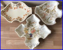 Royal Crown Derby Set of 3 Serving or Decorative Bowls in the Harrow Pattern