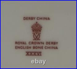 Royal Crown Derby Set of 4 Peony Dinner Plates