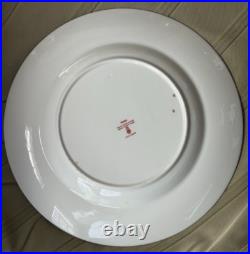 Royal Crown Derby Set of 4 Peony Dinner Plates