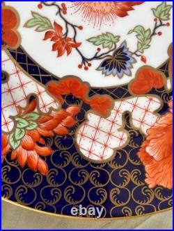 Royal Crown Derby Set of 4 Peony Dinner Plates