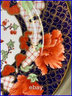 Royal Crown Derby Set of 4 Peony Dinner Plates