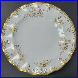 Royal Crown Derby Set of 5 Porcelain St. James Dinner Plates 10 3/8
