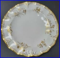 Royal Crown Derby Set of 5 Porcelain St. James Dinner Plates 10 3/8