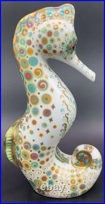Royal Crown Derby Spot Seahorse Paperweight