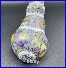 Royal Crown Derby Springtime Bunny Paperweight 2017 22k Gold Imari Bone China