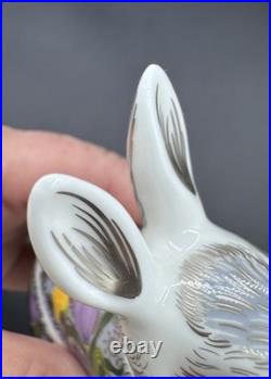 Royal Crown Derby Springtime Bunny Paperweight 2017 22k Gold Imari Bone China