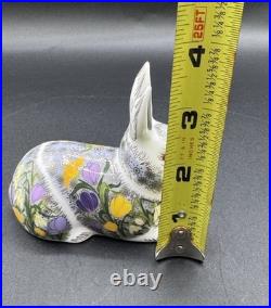 Royal Crown Derby Springtime Bunny Paperweight 2017 22k Gold Imari Bone China