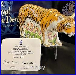 Royal Crown Derby Sumatran Tigress Paperweight