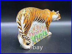 Royal Crown Derby Sumatran Tigress Paperweight Bone China England