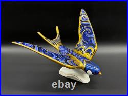Royal Crown Derby Swallow Paperweight Bone China England
