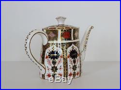 Royal Crown Derby TEAPOT & LID Old Imari 1128 English Bone China