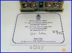 Royal Crown Derby THE SPECIAL EDITION CONNAUGHT HOUSE CHINA SHOP L/E 75 Box+COA