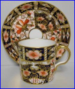 Royal Crown Derby TRADITIONAL IMARI Demitasse Cup & Saucer 6 of each
