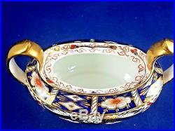 Royal Crown Derby TRADITIONAL IMARI Sugar Bowl (HERALDIC SHAPE) 5 1/2 X 3 3/8