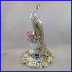 Royal Crown Derby Tall Peacock Prestige and Sculptural Range Perfect