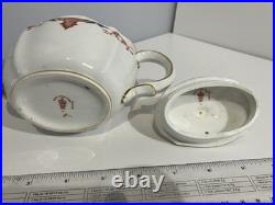 Royal Crown Derby Teapot, cream, and sugar