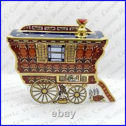 Royal Crown Derby'The Ledge Wagon Gypsy Caravan' Paperweight (Limited Ed) Boxed