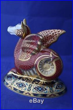 Royal Crown Derby The Wessex Wyvern Dragon Ltd Ed Paperweight Boxed MMI