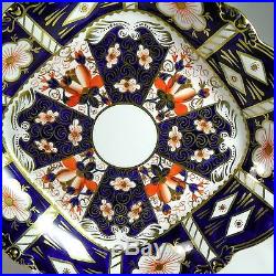 Royal Crown Derby Tiffany Acorn Large Basket Square Server Traditional Imari