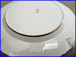 Royal Crown Derby. Tiffany & Co 10 Emerald Parcel-gilt 4pcs Dinner Plates set