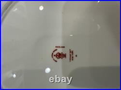 Royal Crown Derby. Tiffany & Co 9 Pink Parcel-gilt 12 pcs Dinner Plates set