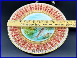 Royal Crown Derby Tiffany Co. Hand Painted Fish Scenes 9 Plates(Set of 4) C Royal Crown Derby Tiffany Co. Hand Painted Fish Scenes 9 Plates(Set of 4) C