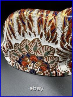 Royal Crown Derby Tiger Elephant & Mystical Beasts Bull Set MINT