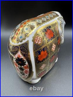 Royal Crown Derby Tiger Elephant & Mystical Beasts Bull Set MINT