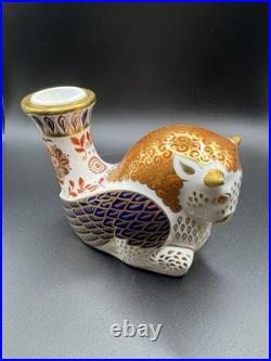 Royal Crown Derby Tiger Elephant & Mystical Beasts Bull Set MINT