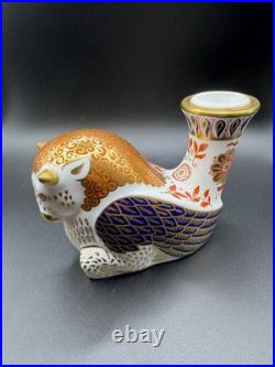 Royal Crown Derby Tiger Elephant & Mystical Beasts Bull Set MINT