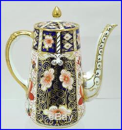 Royal Crown Derby Traditional Imari 2451 4 Cup Coffee Pot