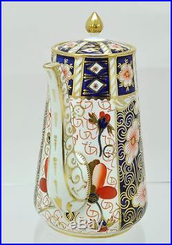 Royal Crown Derby Traditional Imari 2451 4 Cup Coffee Pot