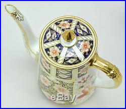 Royal Crown Derby Traditional Imari 2451 4 Cup Coffee Pot