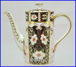 Royal Crown Derby Traditional Imari 2451 8 Inch Oval Coffee Pot