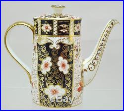 Royal Crown Derby Traditional Imari 2451 8 Inch Oval Coffee Pot