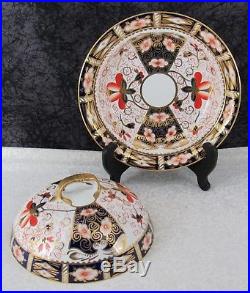 Royal Crown Derby Traditional Imari #2451 Bone China Covered Muffin Dish