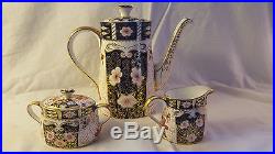 Royal Crown Derby Traditional Imari 2451 Coffee Set