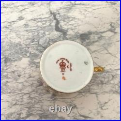 Royal Crown Derby Traditional Imari 2451 Demitasse Cup Saucer Plate Trio
