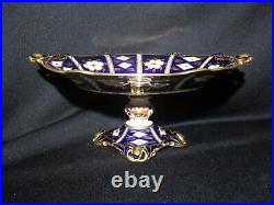 Royal Crown Derby Traditional Imari 2451 Oval Compote