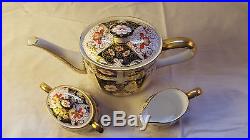 Royal Crown Derby Traditional Imari 2451 Tea Set