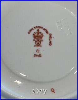 Royal Crown Derby Traditional Imari 2451 demitasse c/s (4 Each) 5 Saucers