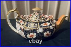 Royal Crown Derby Traditional Imari Antique Mini 2 Cup Tea Pot Made For Tiffanys