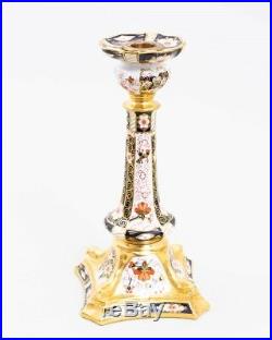 Royal Crown Derby'Traditional Imari' Bone China 10-3/8 Candlestick 2451