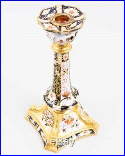 Royal Crown Derby'Traditional Imari' Bone China 10-3/8 Candlestick 2451