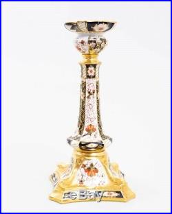 Royal Crown Derby'Traditional Imari' Bone China 10-3/8 Candlestick 2451